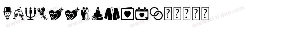VfWedding03字体转换