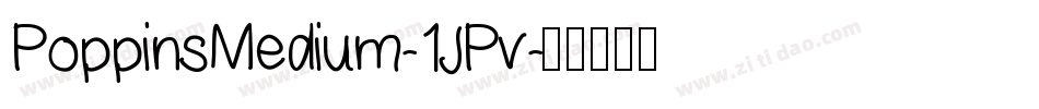 PoppinsMedium-1JPv字体转换