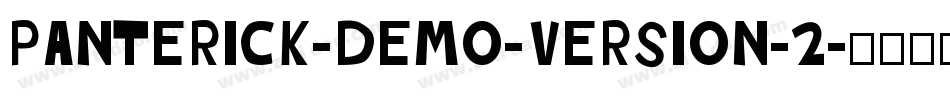 Panterick-Demo-Version-2字体转换