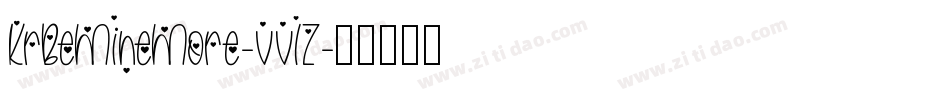 KrBeMineMore-vv1Z字体转换