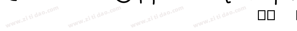 ChizzWideHighItalic-3m3字体转换