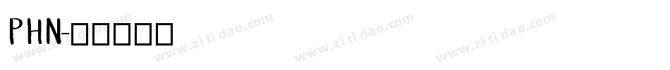 PHN字体转换