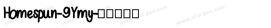 Homespun-9Ymy字体转换