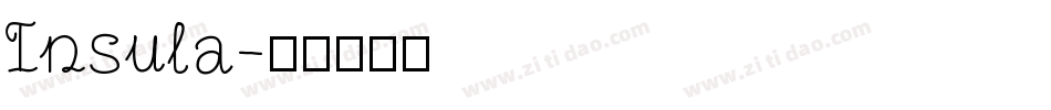 Insula字体转换