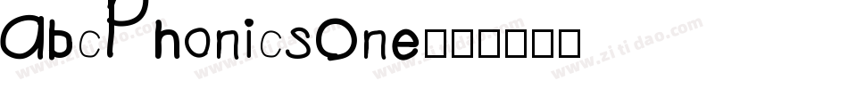 AbcPhonicsOne字体转换