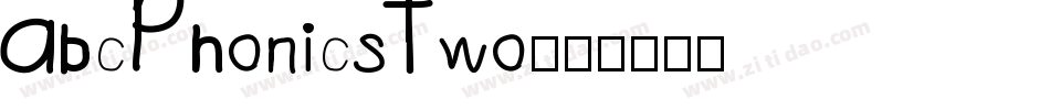 AbcPhonicsTwo字体转换