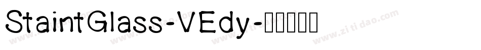 StaintGlass-VEdy字体转换