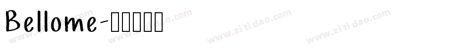 Bellome字体转换