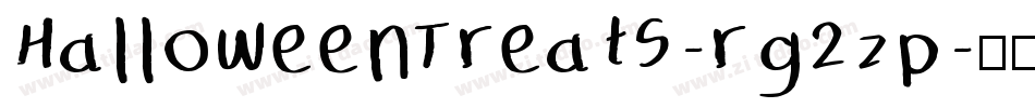 HalloweenTreats-rg2zp字体转换