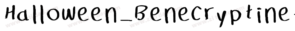Halloween_BeneCryptine字体转换