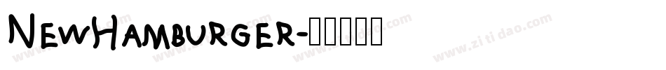 NewHamburger字体转换