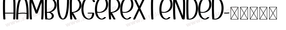 HamburgerExtended字体转换
