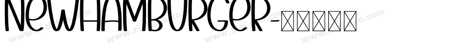 NewHamburger字体转换