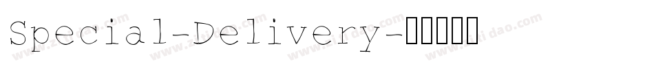 Special-Delivery字体转换