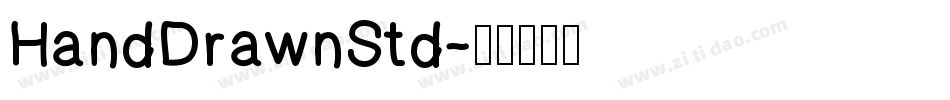 HandDrawnStd字体转换