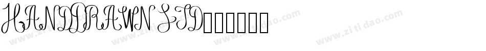 HandDrawnStd字体转换