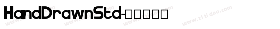 HandDrawnStd字体转换