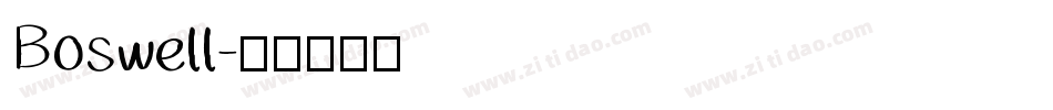 Boswell字体转换