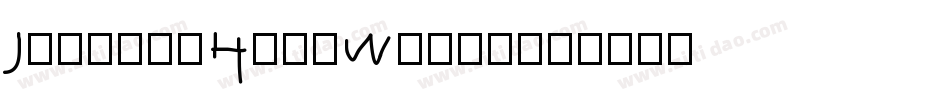 Jackey_HandWrite字体转换