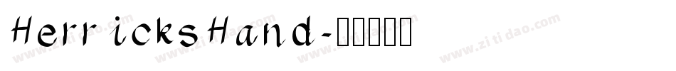 HerricksHand字体转换