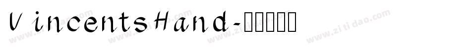 VincentsHand字体转换