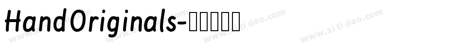 HandOriginals字体转换