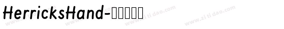 HerricksHand字体转换