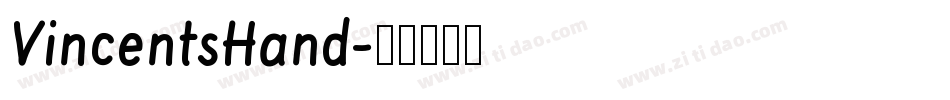 VincentsHand字体转换