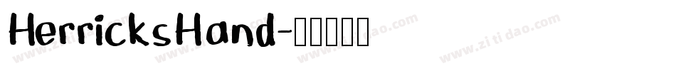 HerricksHand字体转换