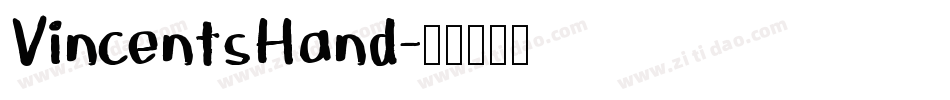 VincentsHand字体转换