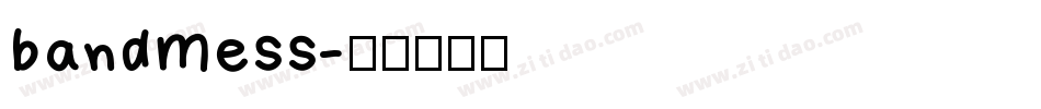 bandmess字体转换