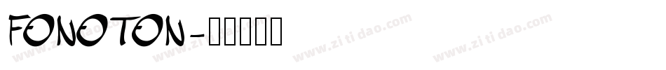 fonoton字体转换