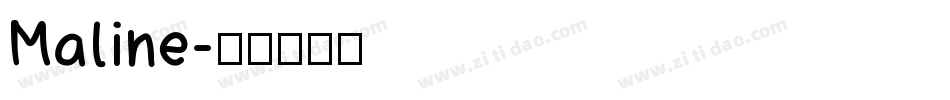 Maline字体转换