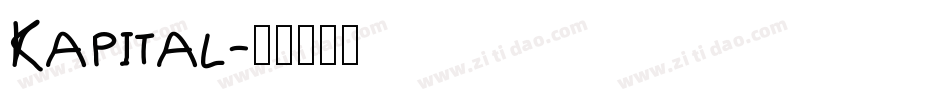 Kapital字体转换