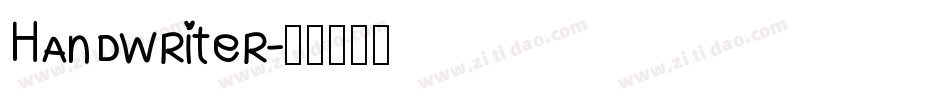 Handwriter字体转换