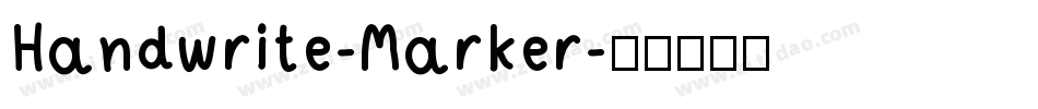 Handwrite-Marker字体转换