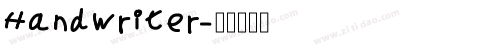 Handwriter字体转换