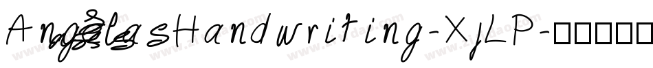 AngelasHandwriting-XjLP字体转换