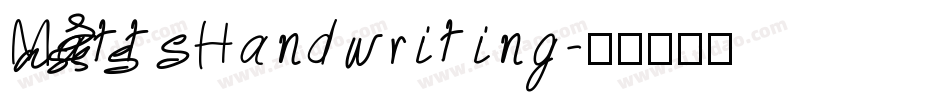 MattsHandwriting字体转换