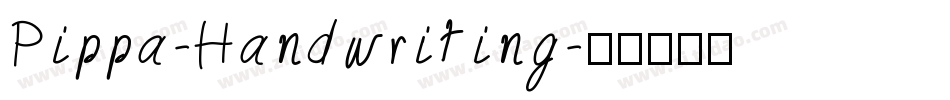 Pippa-Handwriting字体转换