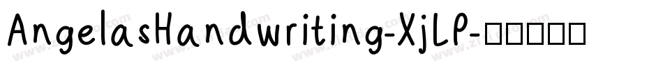 AngelasHandwriting-XjLP字体转换