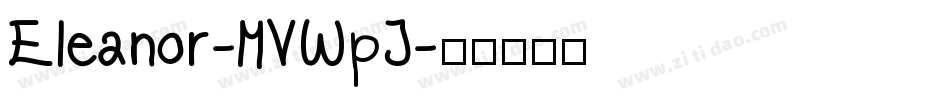 Eleanor-MVWpJ字体转换