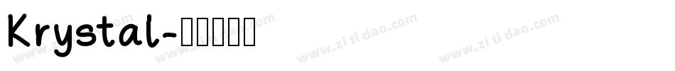 Krystal字体转换