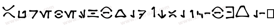 AurebeshBoldItalic-B3Ol字体转换