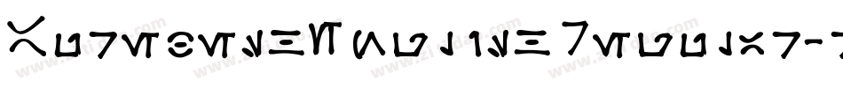 AurebeshEnglishRegular-rjeO字体转换