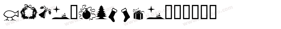 Xmas-Lights字体转换