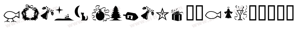 XmasClipart2-Vzy0字体转换