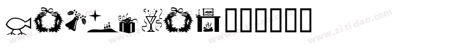 XmasTyme字体转换