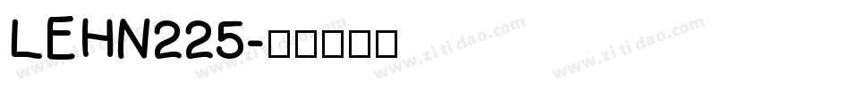 LEHN225字体转换