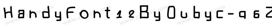 HandyFont12ByOubyc-q6Zd字体转换